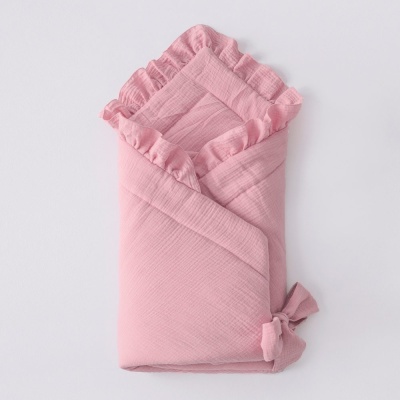 Одеяло-конверт на выписку Муслин №1 KiDi ОКнВ (Мс1-лето), пудра